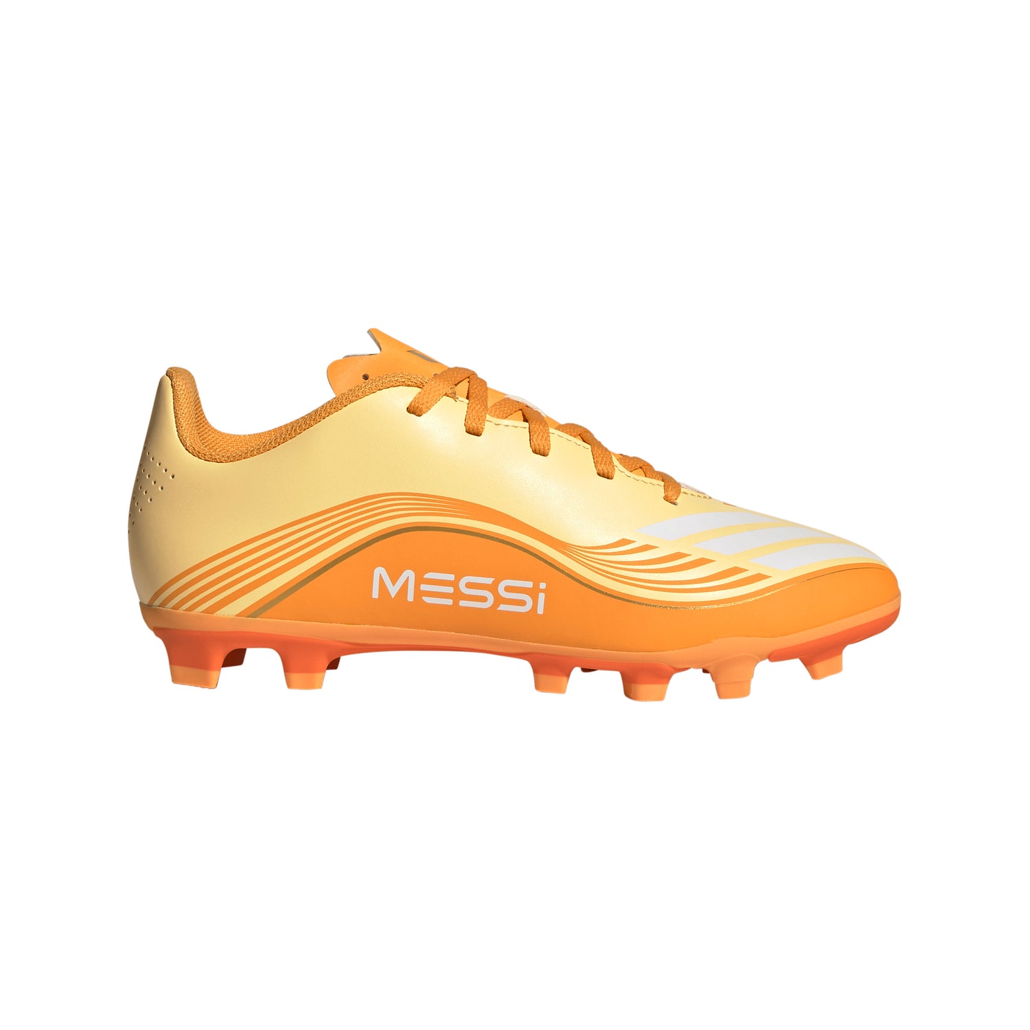 adidas F50 Messi Club FG/MG Firm Ground / Multi Ground Youth Soccer Cleats - Icta/Gold