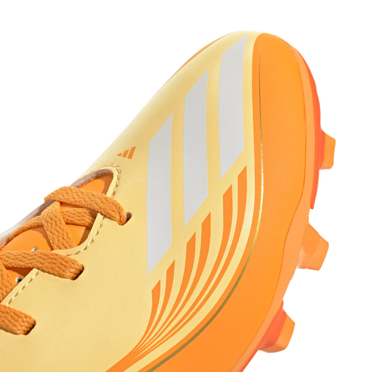 adidas F50 Messi Club FG/MG Firm Ground / Multi Ground Youth Soccer Cleats - Icta/Gold