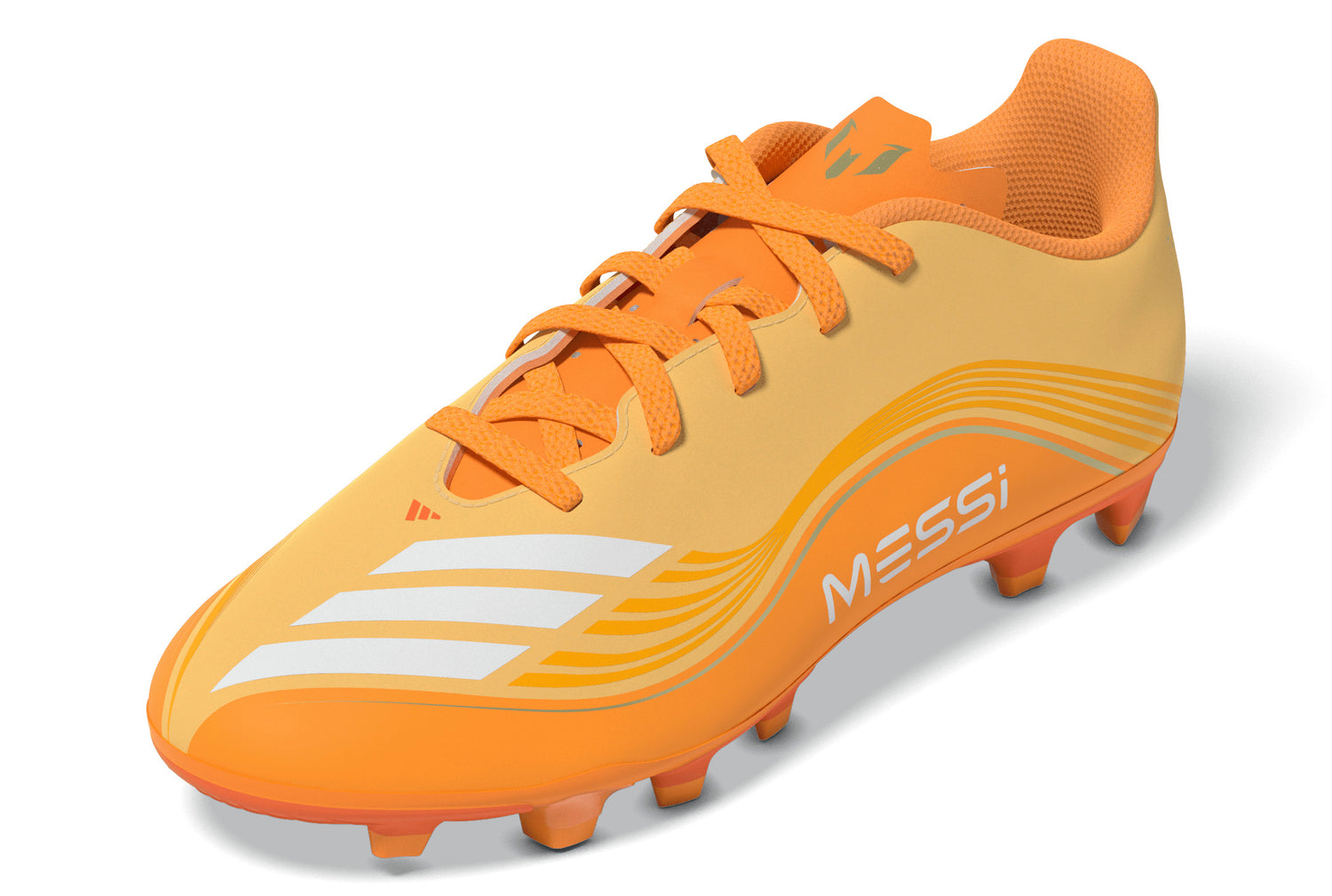 adidas F50 Messi Club FG/MG Firm Ground / Multi Ground Youth Soccer Cleats - Icta/Gold