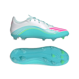 adidas F50 Messi League Firm Ground/Multi Ground Men's Soccer Cleats - White/Pink