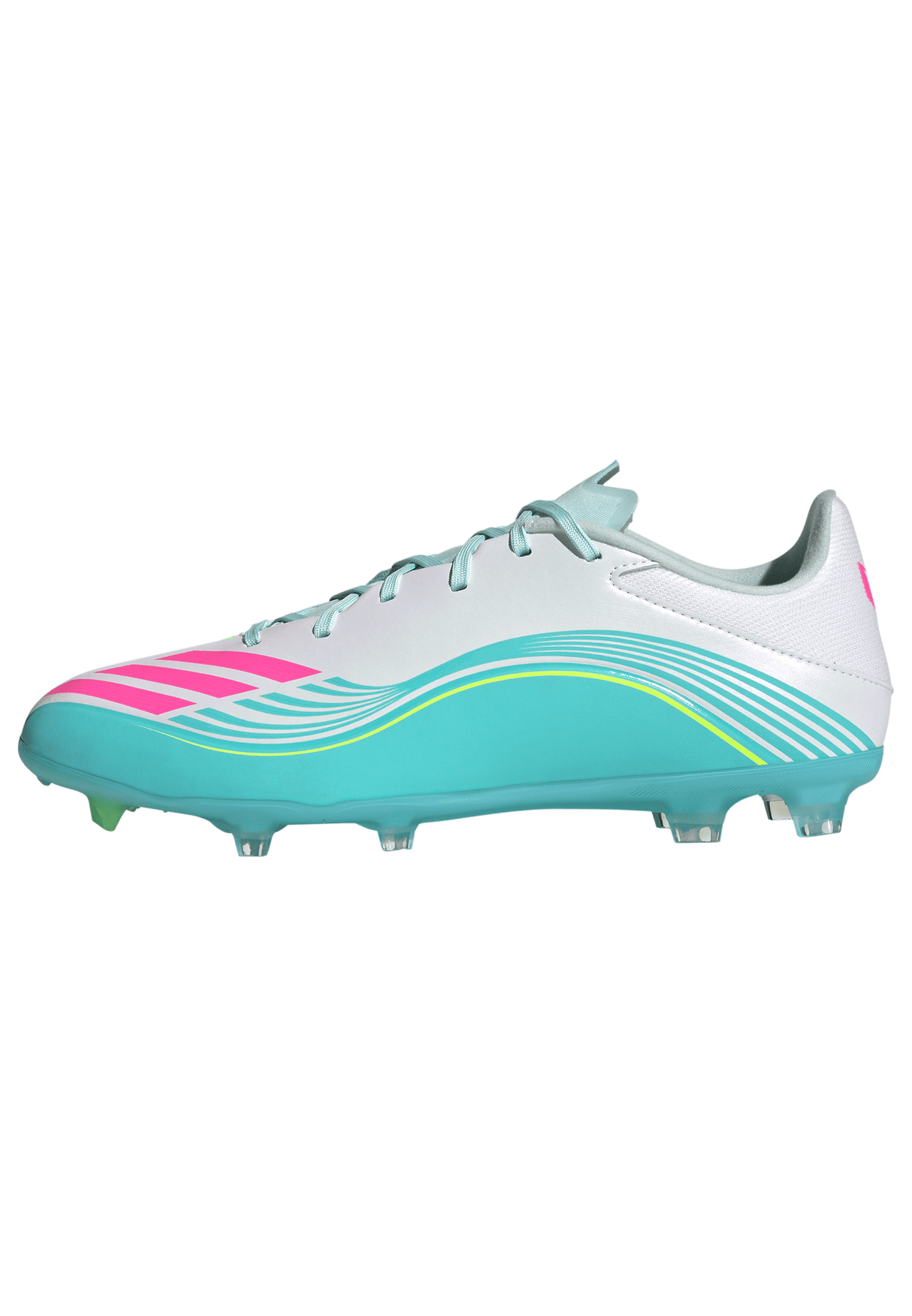 adidas F50 Messi League Firm Ground/Multi Ground Men's Soccer Cleats - White/Pink