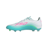 adidas F50 Messi League Firm Ground/Multi Ground Men's Soccer Cleats - White/Pink