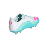 adidas F50 Messi League Firm Ground/Multi Ground Men's Soccer Cleats - White/Pink