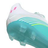 adidas F50 Messi League Firm Ground/Multi Ground Men's Soccer Cleats - White/Pink