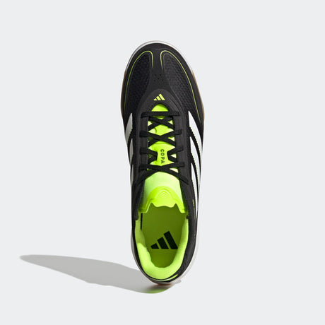 adidas Copa Court Pro IN Indoor Men's Soccer Shoes-Black/White/Lemon