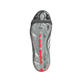adidas Predator League Fold-Over Tongue FG Youth Soccer Cleats - Grey/Red