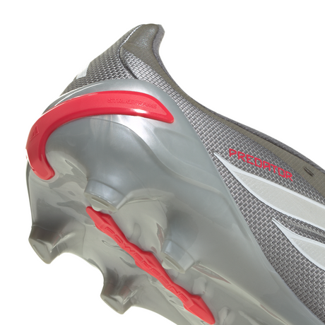 adidas Predator League Fold-Over Tongue FG Youth Soccer Cleats - Grey/Red