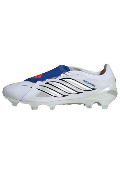 adidas Predator Pro Fold-Over Tongue FG Firm Ground Men's Soccer Cleats - White/Zero Metallic/Blue
