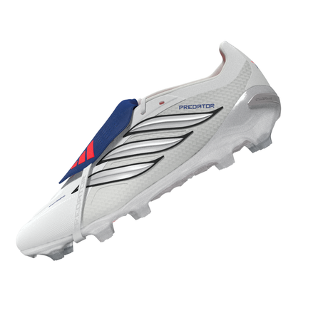adidas Predator Pro Fold-Over Tongue FG Firm Ground Men's Soccer Cleats - White/Zero Metallic/Blue