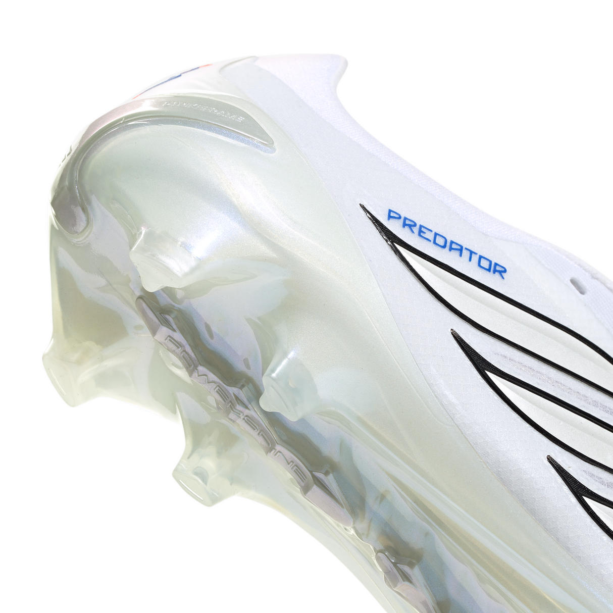 adidas Predator Pro Fold-Over Tongue FG Firm Ground Men's Soccer Cleats - White/Zero Metallic/Blue