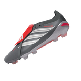 adidas Predator Pro Fold-Over Tongue FG Men's Soccer Cleats - Grey/Red