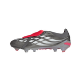 adidas Predator Pro Fold-Over Tongue FG Men's Soccer Cleats - Grey/Red