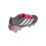 adidas Predator Pro Fold-Over Tongue FG Men's Soccer Cleats - Grey/Red