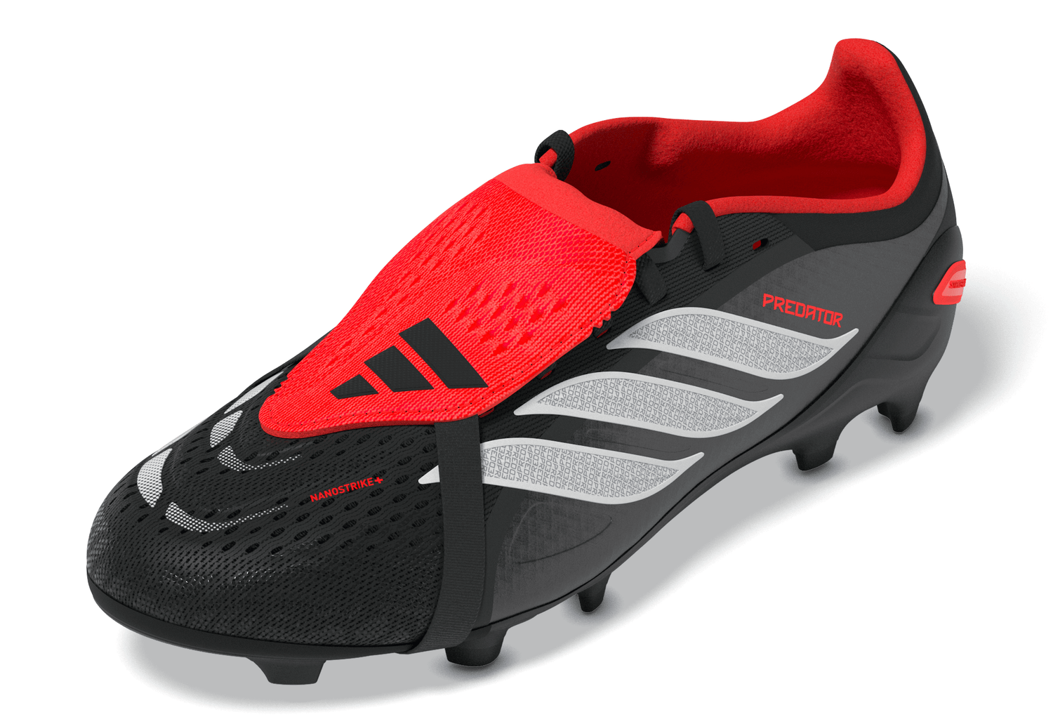 adidas Predator Elite Fold-Over Tongue FG Firm Ground Youth Soccer Cleats - Black