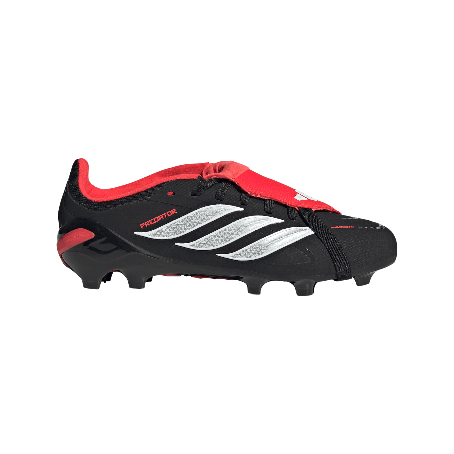adidas Predator Elite Fold-Over Tongue FG Firm Ground Youth Soccer Cleats - Black
