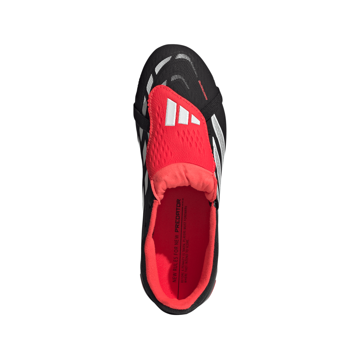 adidas Predator Elite Fold-Over Tongue FG Firm Ground Youth Soccer Cleats - Black