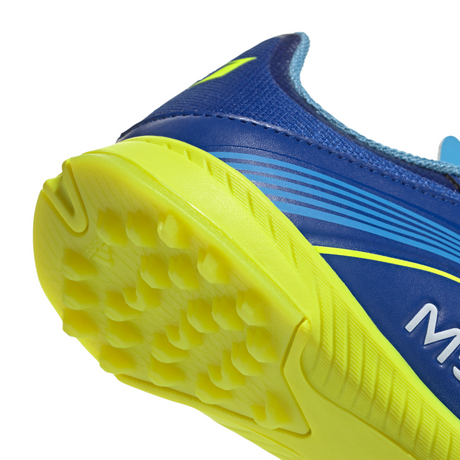 adidas F50 Messi League TF Youth Soccer Cleats - Royal Blue/Yellow/Blue