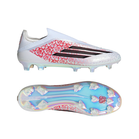 adidas F50 Elite Laceless FG Firm Ground Men's Soccer Cleats - White/Black/Red