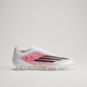 adidas F50 Elite Laceless FG Firm Ground Men's Soccer Cleats - White/Black/Red