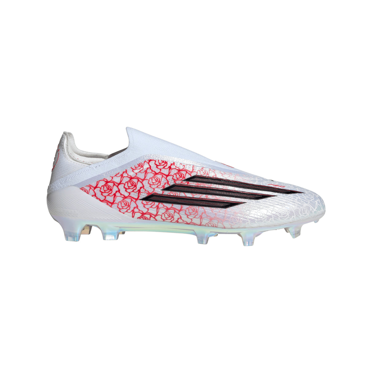 adidas F50 Elite Laceless FG Firm Ground Men's Soccer Cleats - White/Black/Red