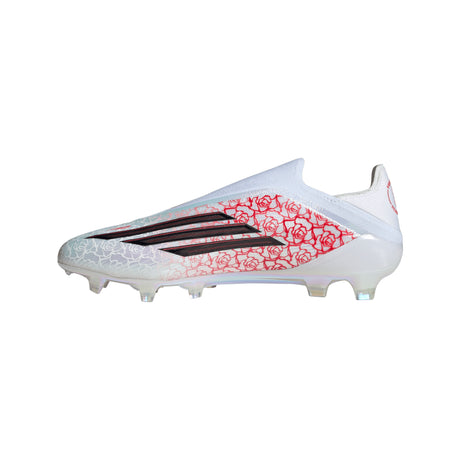 adidas F50 Elite Laceless FG Firm Ground Men's Soccer Cleats - White/Black/Red