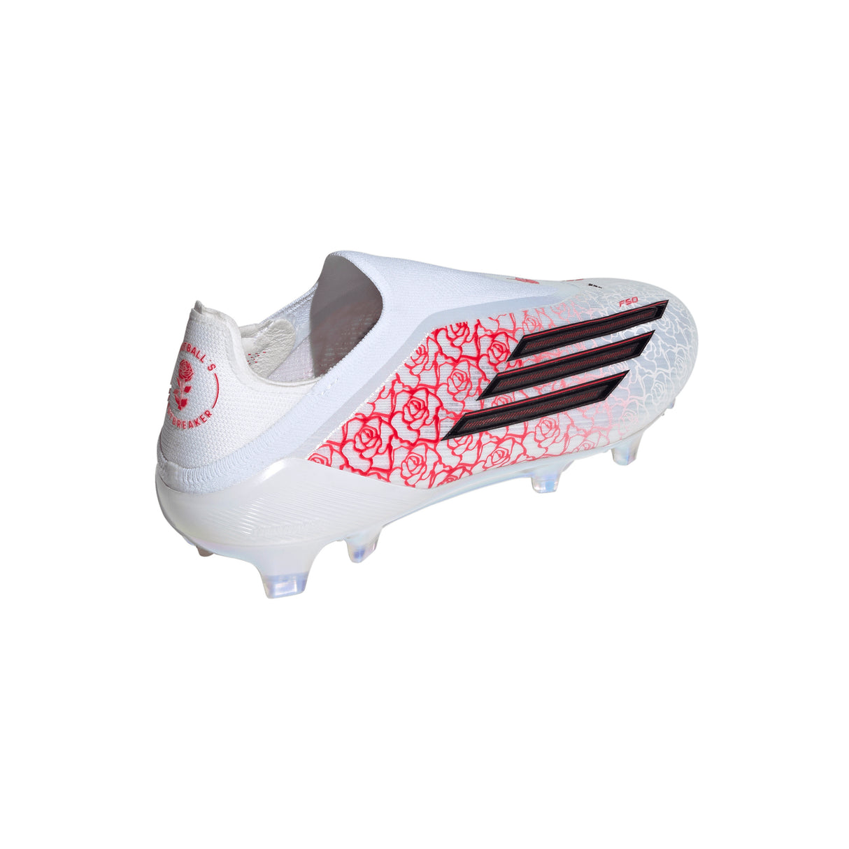 adidas F50 Elite Laceless FG Firm Ground Men's Soccer Cleats - White/Black/Red