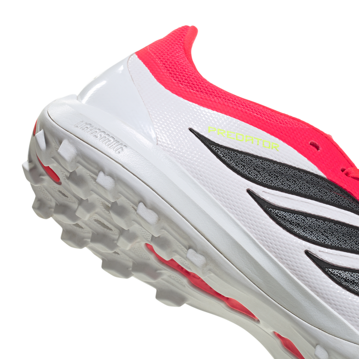 adidas Predator League Fold-Over Tongue IN Indoor Men's Soccer Shoes - Red/Black/White