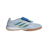 adidas Predator League Fold-Over Tongue IN Indoor Men's Soccer Shoes - Sky/Blue/Yellow
