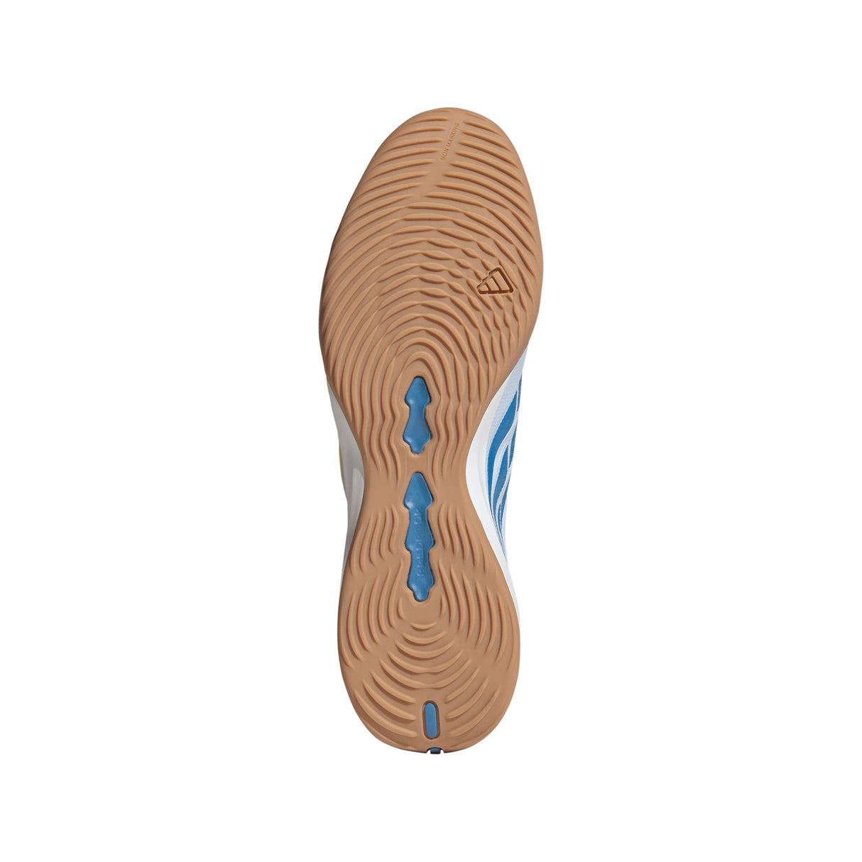 adidas Predator League Fold-Over Tongue IN Indoor Men's Soccer Shoes - Sky/Blue/Yellow