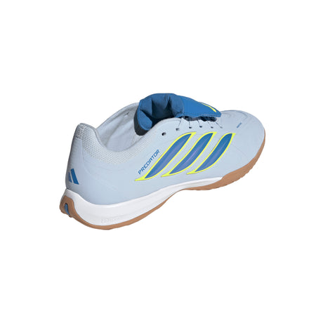 adidas Predator League Fold-Over Tongue IN Indoor Men's Soccer Shoes - Sky/Blue/Yellow