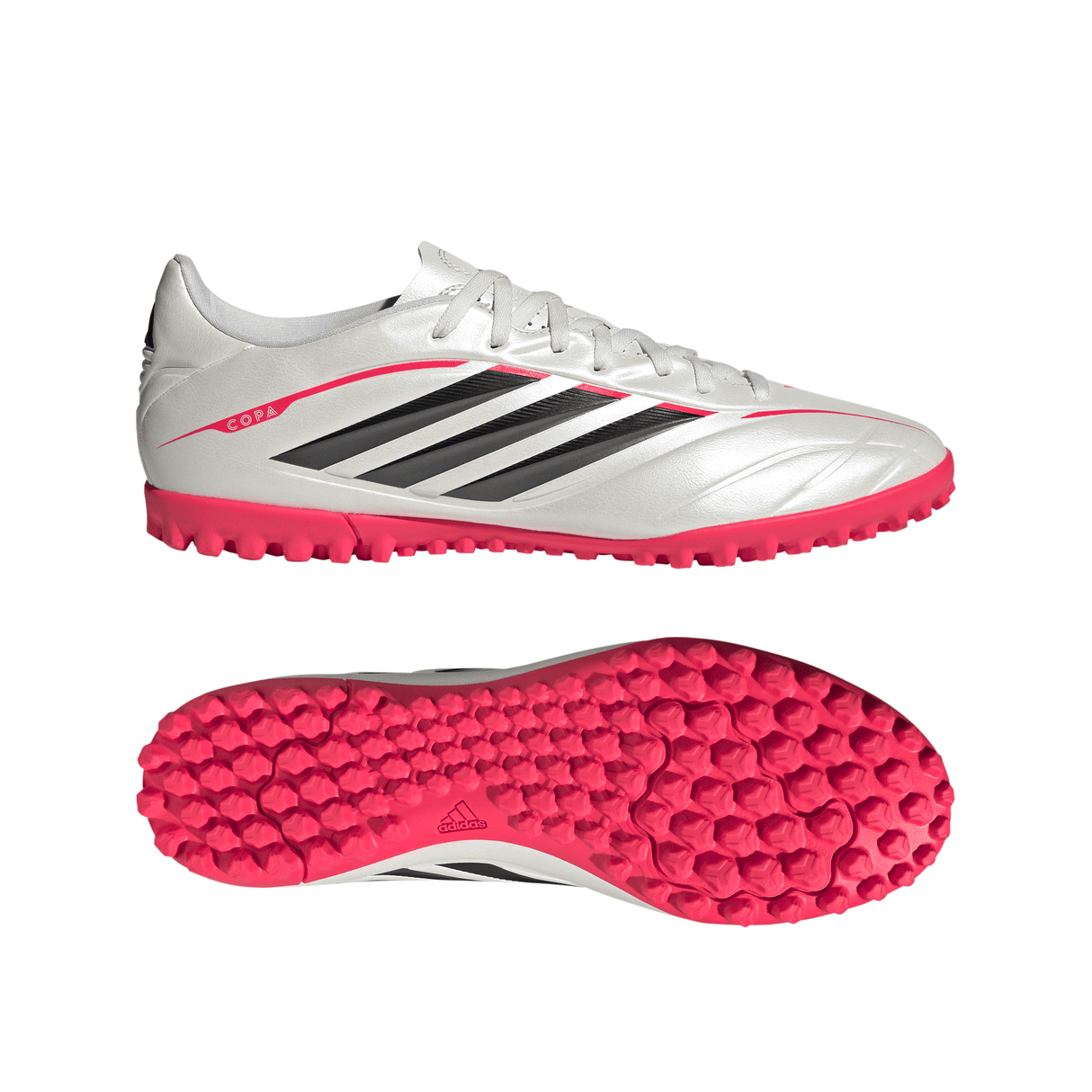 adidas Copa Pure IV Club TF Turf Men's Soccer Cleats - Zero Metal/Black/Lucid Red
