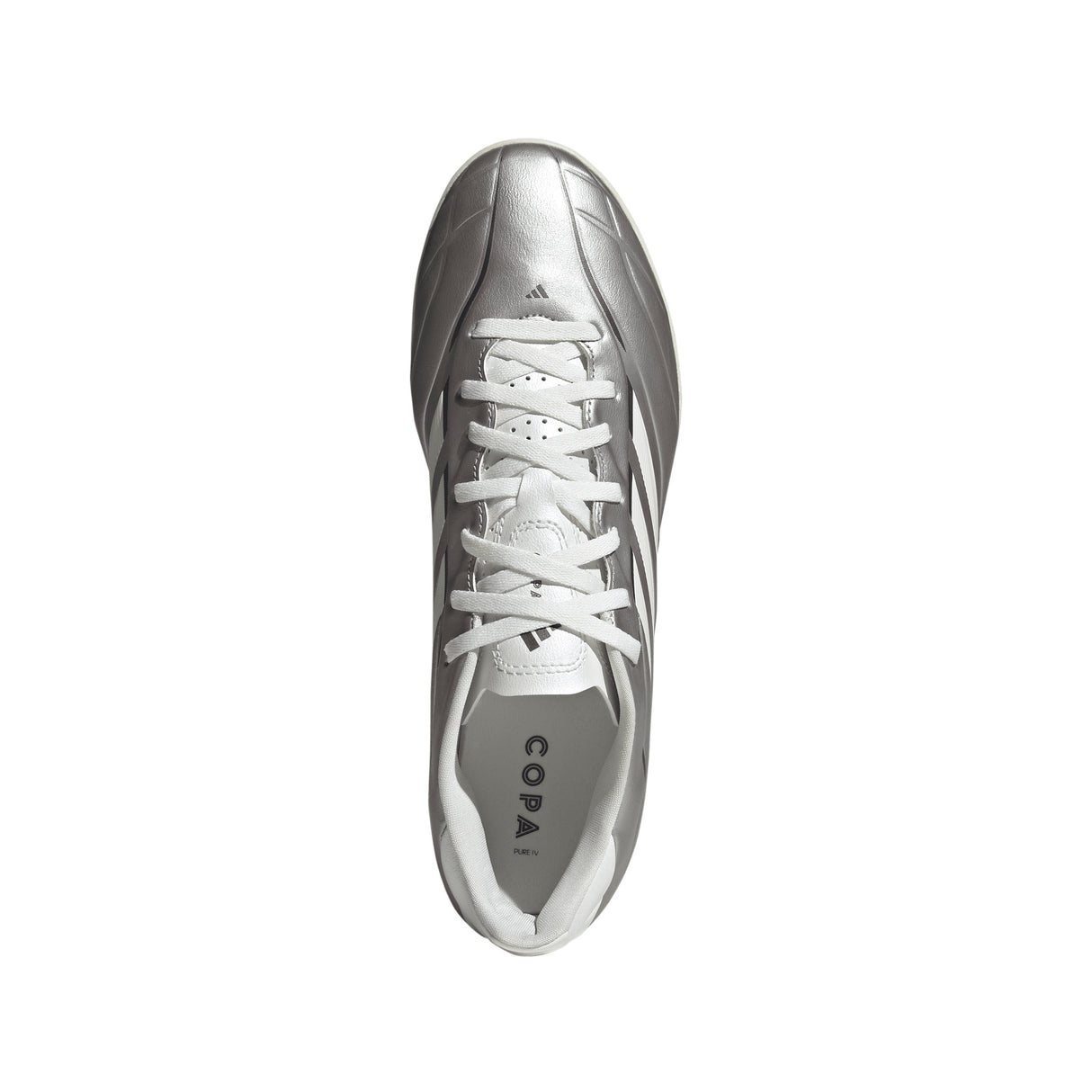 adidas Copa Pure IV Club TF Turf Men's Soccer Cleats - Metal Silver