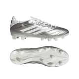 Tacos de fútbol para hombre adidas Copa Pure IV Club FG/MG de terreno firme/múltiple - Plata metálico