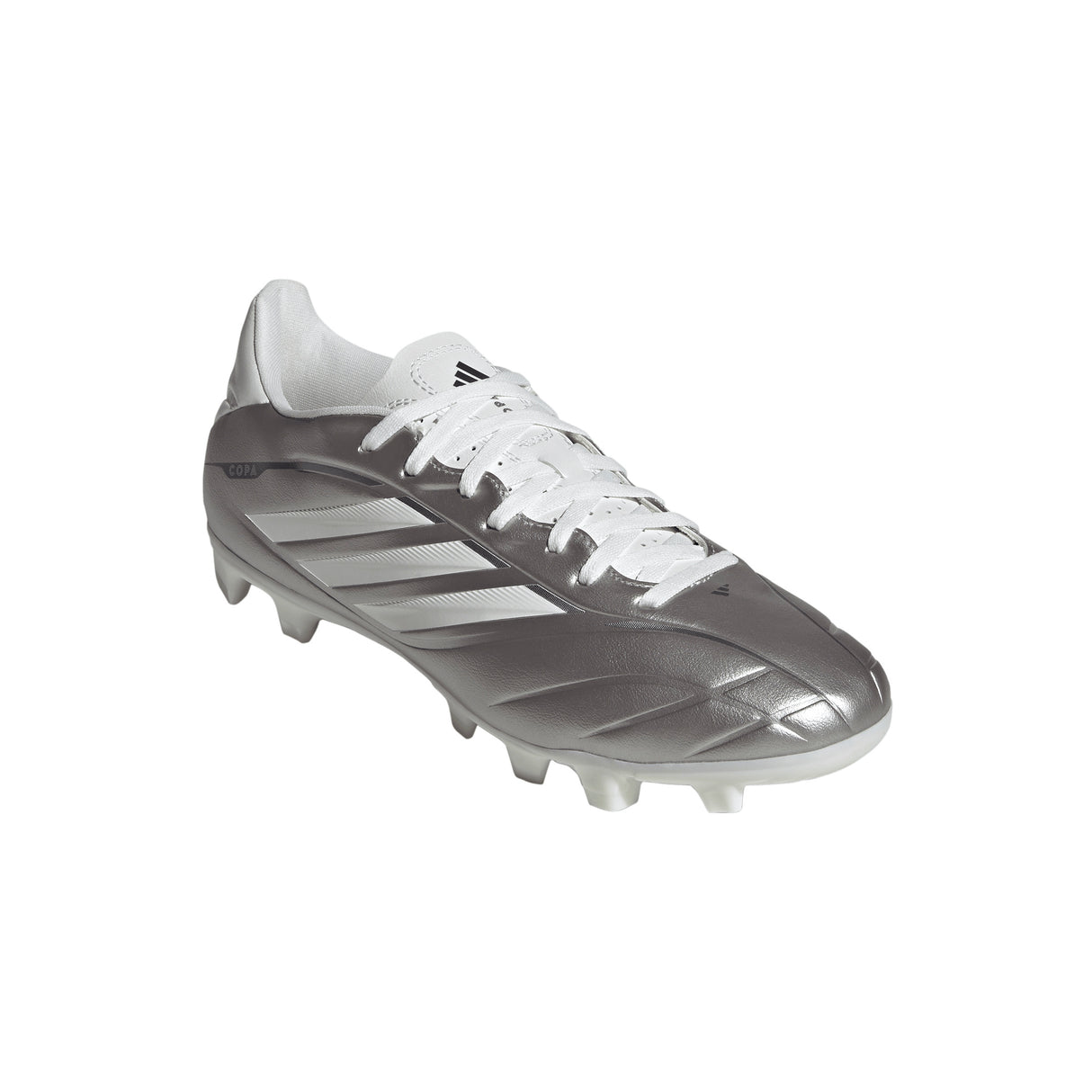 Tacos de fútbol para hombre adidas Copa Pure IV Club FG/MG de terreno firme/múltiple - Plata metálico