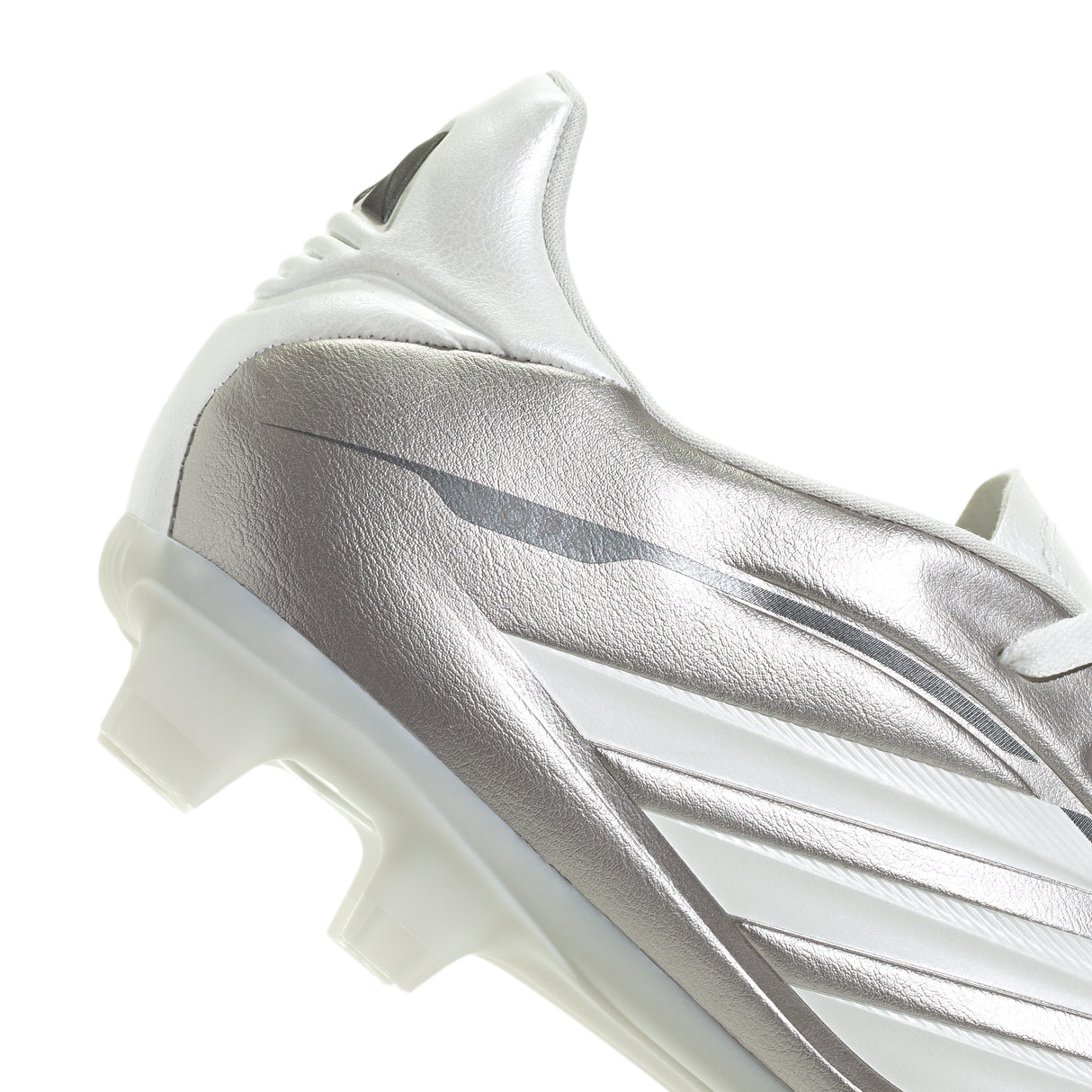 Tacos de fútbol para hombre adidas Copa Pure IV Club FG/MG de terreno firme/múltiple - Plata metálico