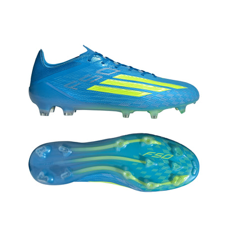 adidas F50 Elite FG Firm Ground Men's Soccer Cleats - Blue/Yellow/Aqua