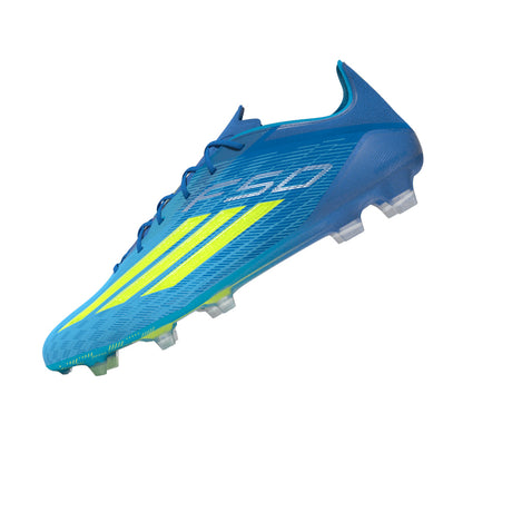 adidas F50 Elite FG Firm Ground Men's Soccer Cleats - Blue/Yellow/Aqua