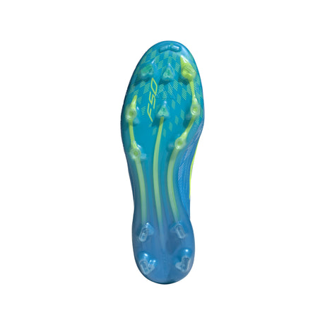 adidas F50 Elite FG Firm Ground Men's Soccer Cleats - Blue/Yellow/Aqua