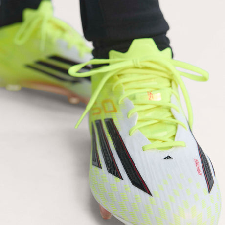 Tacos de fútbol para hombre adidas F50 Elite FG Firm Ground - Amarillo/Negro/Rojo