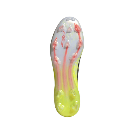 Tacos de fútbol para hombre adidas F50 Elite FG Firm Ground - Amarillo/Negro/Rojo