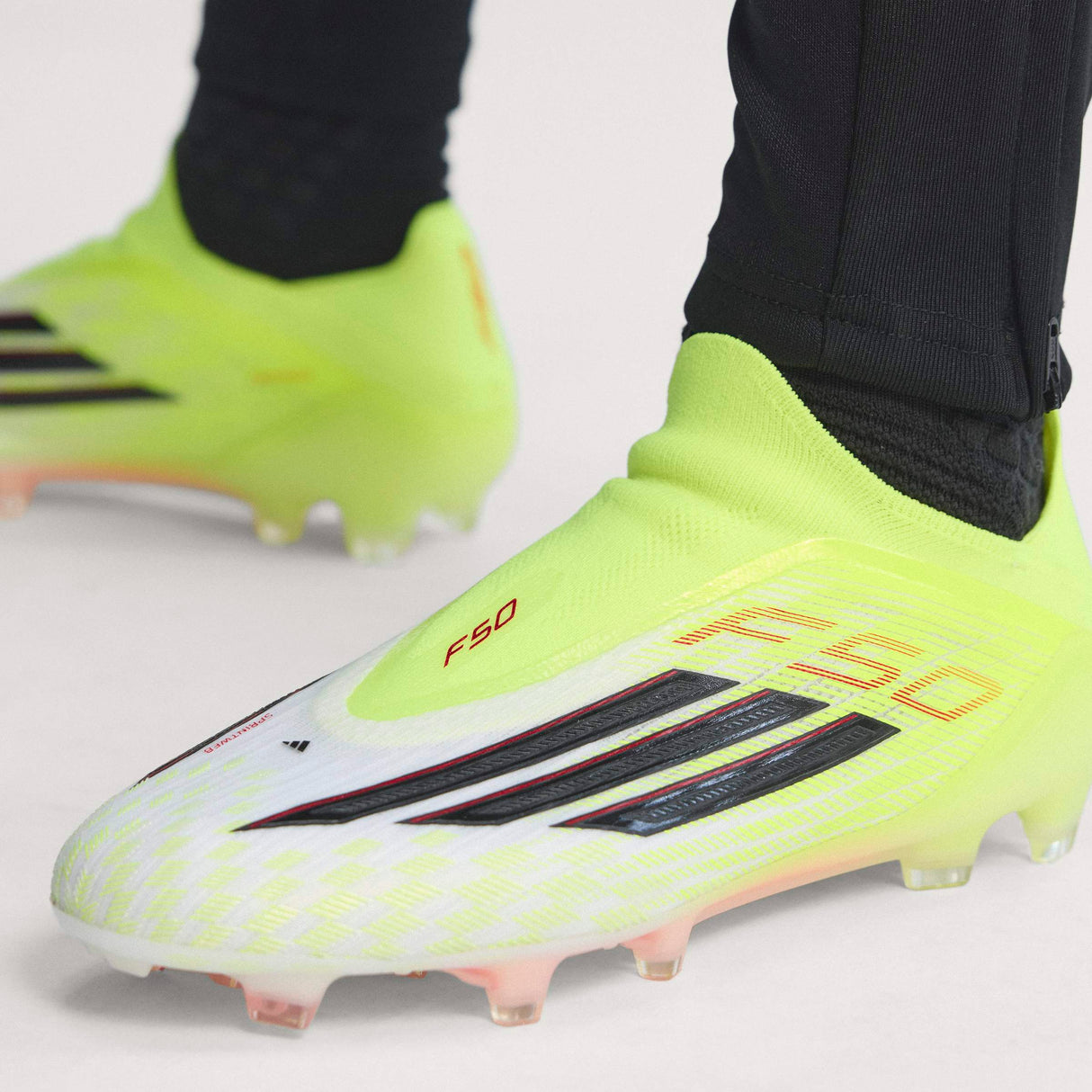 adidas F50 Elite Laceless FG Firm Ground Men´s Soccer Cleats - Yellow/Black/Red