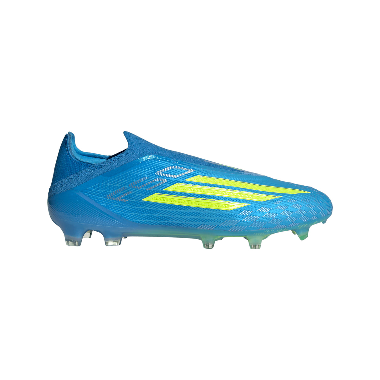 adidas F50 Elite Laceless FG Firm Ground Men's Soccer Cleats - Blue/Yellow/Aqua