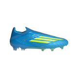 adidas F50 Elite Laceless FG Firm Ground Men's Soccer Cleats - Blue/Yellow/Aqua