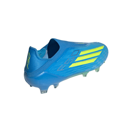 adidas F50 Elite Laceless FG Firm Ground Men's Soccer Cleats - Blue/Yellow/Aqua