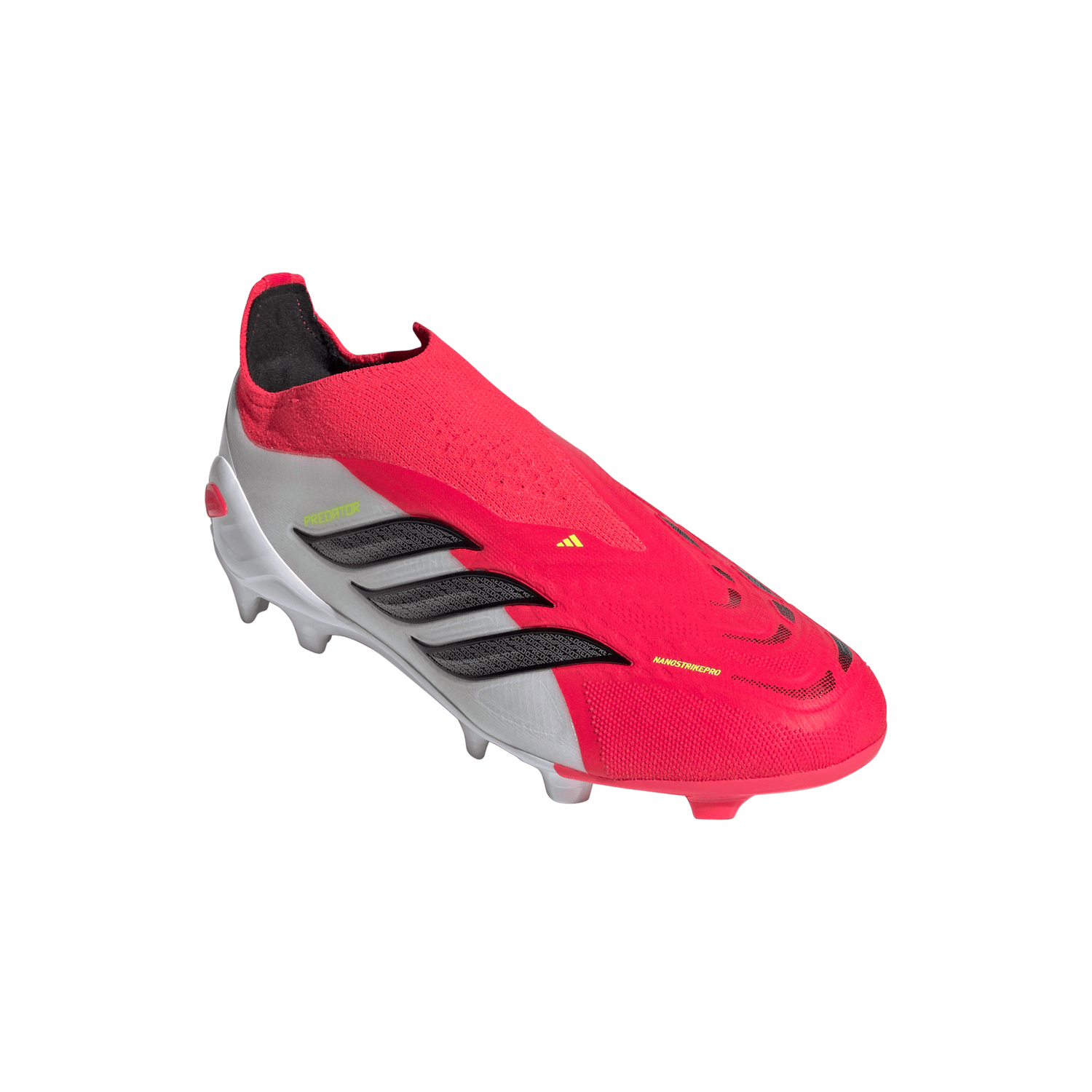 adidas Predator Elite Laceless FG Firm Ground Youth Soccer Cleats - Red/Black/White