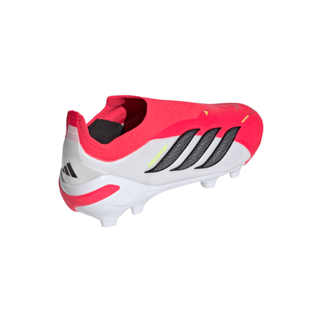 adidas Predator Elite Laceless FG Firm Ground Youth Soccer Cleats - Red/Black/White
