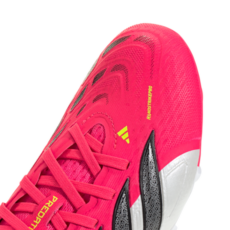 adidas Predator Elite FG Firm Ground Youth Soccer Cleats - Red/Black/White