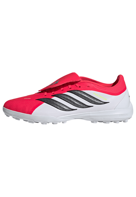 adidas Predator League Fold-Over Tongue TF Turf Men's Soccer Cleats - Red/Black/White