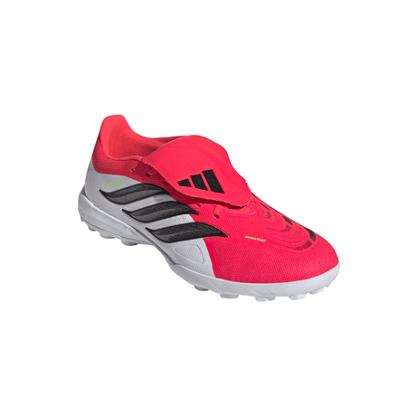 adidas Predator League Fold-Over Tongue TF Turf Men's Soccer Cleats - Red/Black/White