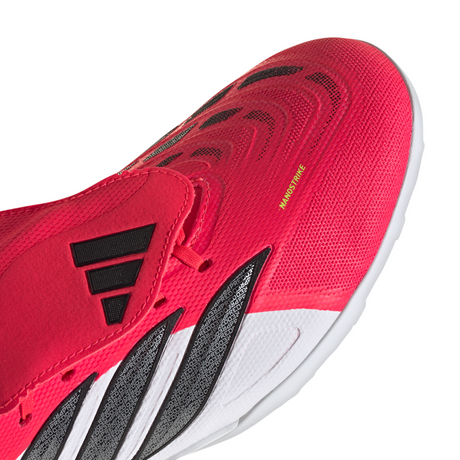 adidas Predator League Fold-Over Tongue TF Turf Men's Soccer Cleats - Red/Black/White